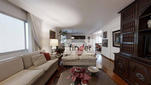 Preço Reduzido! Oportunidade. Apartamento À Venda, 222 M², 4 Dormitórios, 3 Suítes E 6 Vagas. Babilônia Na Alameda Sarutaiá, 173, Jardim Paulista - Ap13237