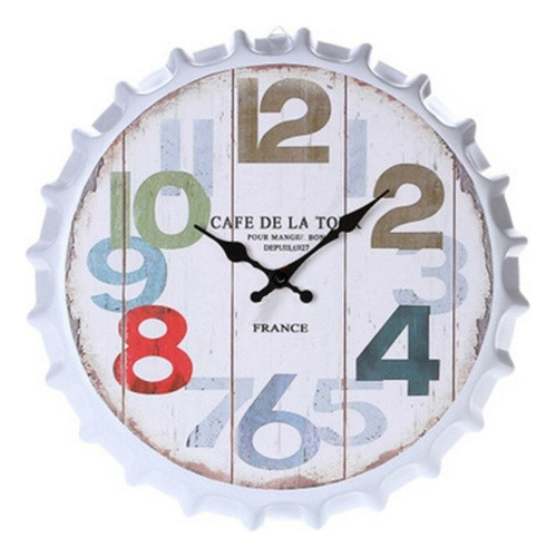 Reloj De Pared Cocina Sala Mural Decorativo 25 Cm Silencioso