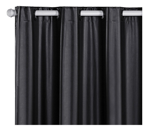 Cortina Blackout Pvc 2,20 M X 1,30 M - Preta