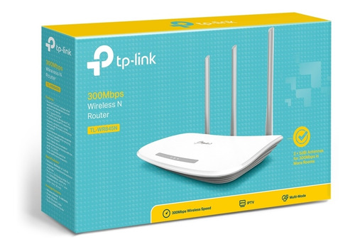 Router Tp-link Tl-wr845n Wisp 300mbps Lan 100mbps 3 Antenas