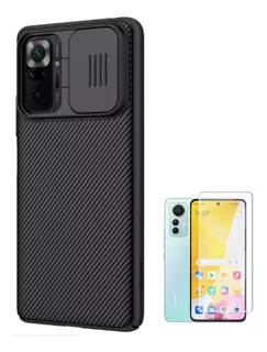 Para Xiaomi Redmi Note 10 Pro 4g - Case Nillkin + Vidrio