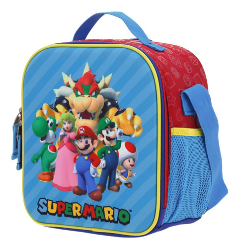 Lonchera Chenson Rojo Mario Bros Squat