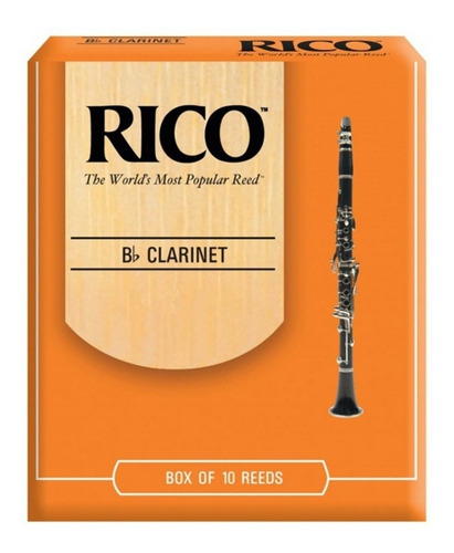 Imagen 2 de 4 de Cañas Rico Para Clarinete Sib