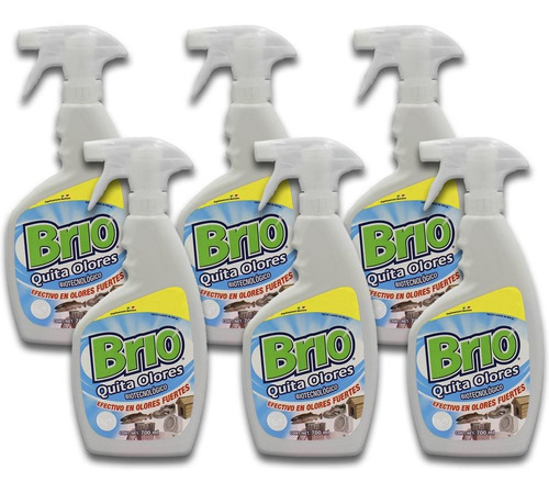 6pk - Brio Quita Olores 700ml