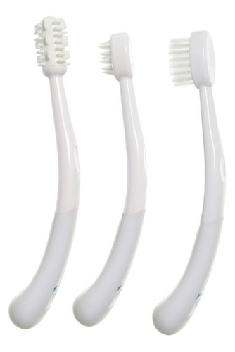 Set De Cepillos Para Encías Y Dientes Blanco