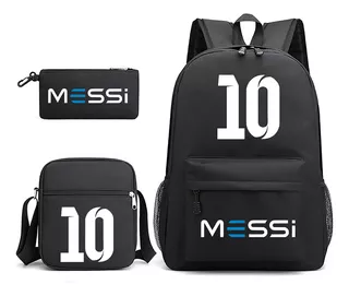 3 Pcs Cristiano Ronaldo Mochilas Para Meninos E Meninas