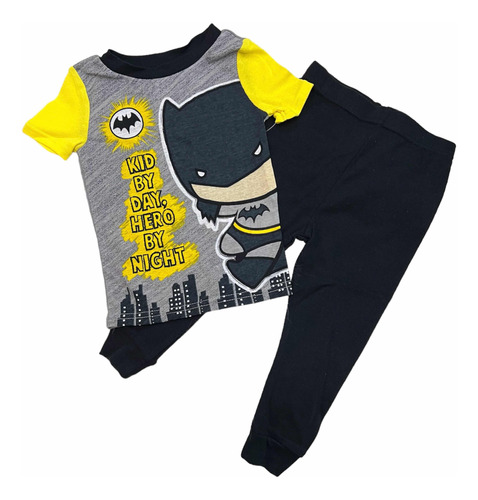 Pijama Bebes Original Importado Usa Batman Superheroe Dc