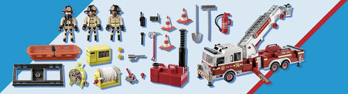 Playmobil VehĂculos De Rescate, Motor De Bomberos Con Escale