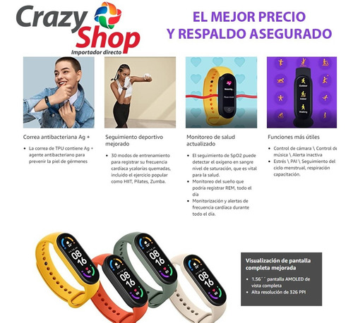 Imagen 7 de 10 de Reloj Inteligente Tipo Banda M3 Smartwatch Pulsera Fitness