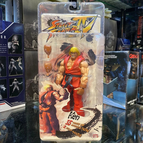 Figura De Acción Neca Street Fighter Red Ken De 7 Pulgadas