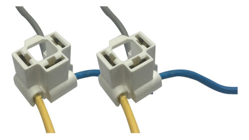 Ficha Portalámpara H4 Zócalo Conector De 3vías X 2 Unidades