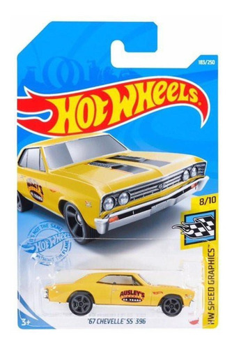 Hot Wheels Speed Graphics -  '67 Chevelle Ss 396 8/10