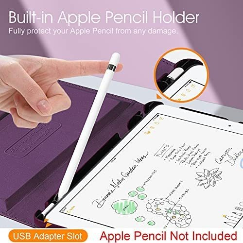 Funda New iPad 2021 Fintie 10.2 9na/8va/7ma Gen Purple