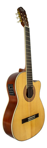 Guitarra Electroacustica Gea-439dx 4 Bandas Eq. Natural Color Dorado Material Del Diapasón Arce Orientación De La Mano Diestro