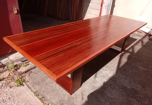 Mesa De Madera Maciza 3 Mts X 1,10 Estilo Industrial