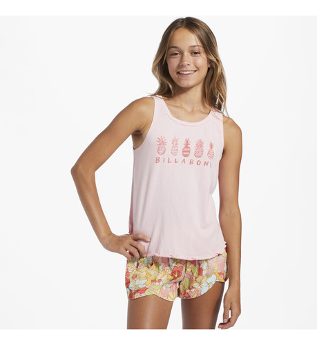 Polera S/m Niña Make It Tropica G Te Rosa