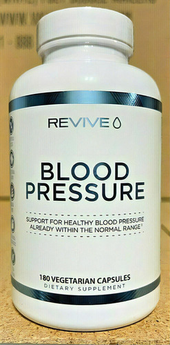 Revive Blood Pressure Presion Arterial 180 Caps Sabor Natural