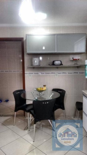 Casa Com 3 Dormitórios À Venda, 130 M² Por R$ 741.000,00 - Vila Valença - São Vicente/sp - Ca0158