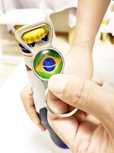 Llavero Abridor De Botellas De Con Bandera De Estados Unido