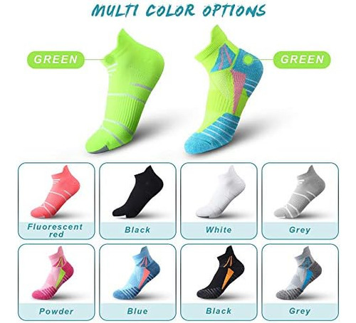 10 Pares De Calcetines Tobilleros De Compresión Para Mujer,
