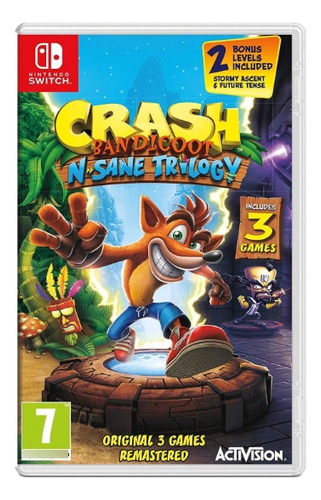 Crash Bandicoot N. Sane Trilogy Nintendo Switch Fisico