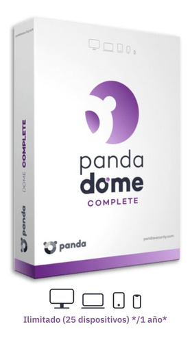 Antivirus Panda Dome Complete Ilimitado (25 Dispositivos) 1