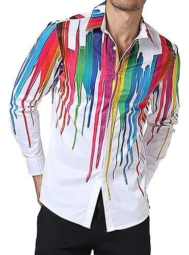 Camisa arcoiris hombre sale