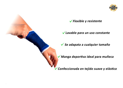 Banda Elastica Para Muñeca Muñequera Manilla Deportiva