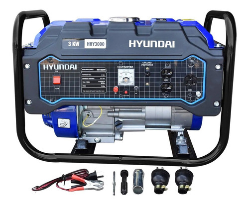 Generador Planta De Luz Hyundai 3,000w 110/220v 7.5hp Msi