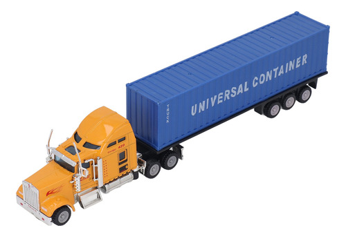 Remolque De Contenedor Toy 1:65 Truck Alloy Shell Vivid Trac