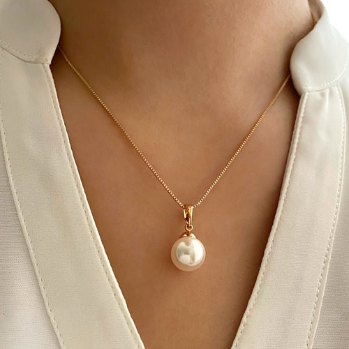 3 Piezas Conjunto De Joyería De Perlas Falsas Elegantes -