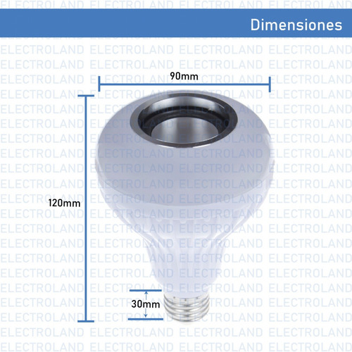 Lampara Led Rgb 220v Parlante Bluetooth Colores Foco Oferta!
