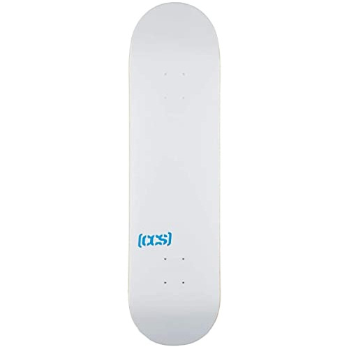 [ccs] Logo Skateboard Deck White 7.50 