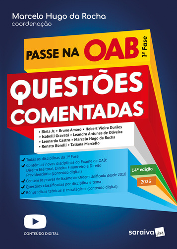 Livro Passe Na Oab - 1ª Fase - Questões Comentadas