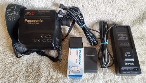 Antiga Filmadora Panasonic Palmcorder Afx6 (Usado)