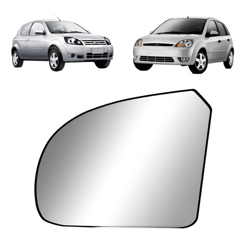 Lente Retrovisor Fiesta 2003 04 05 06 07 08 09 10 11 12 13