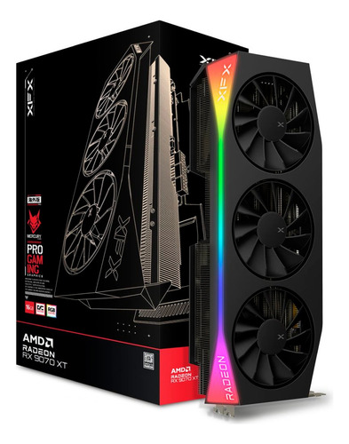 Xfx Mercury Rgb Amd Radeon Rx 9070 Xt 16gb Gddr6 Version Oc