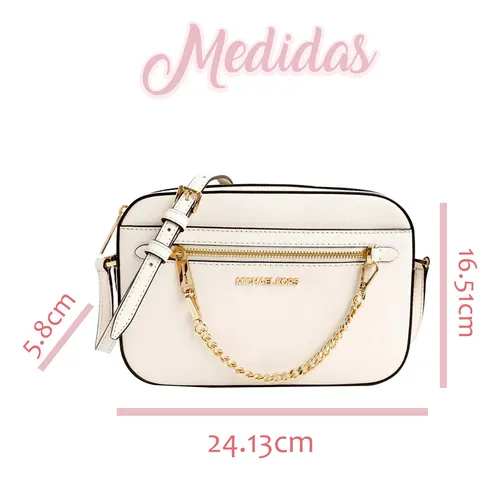 Michael kors white jet set crossbody on sale