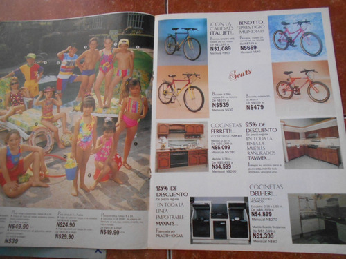 Lote2 Catalogo Moda Antiguo Sears 80s Fashion Gaby Goldsmith (Usado)