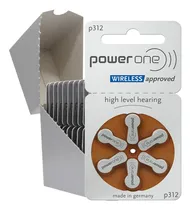 Comprar Pilas Power One P312. Para Audifonos Medicados. 60 Pilas.