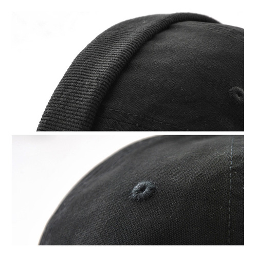 Algodón Sin Ala Ajustable Sombrero Docker Beanie