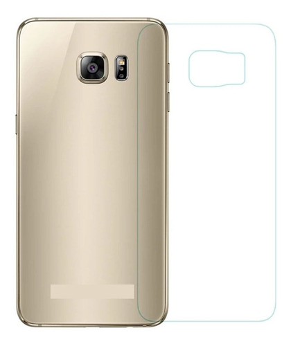 Protector Vidrio Trasero Compatible Con Samsung S6 Edge