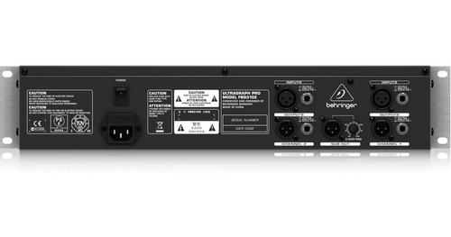 Imagem 4 de 4 de Equalizador Pro Ultragraph Behringer Fbq 3102 General Som