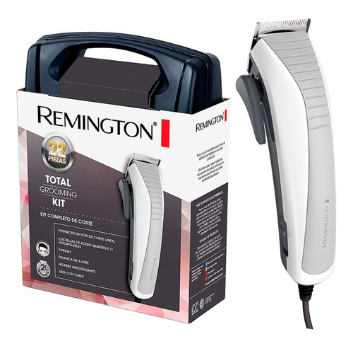 Máquina Corta Pelo 22pzas Tijera Acero Inoxidable Remington