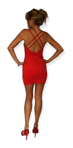 Imagen 2 de 4 de Solero Otoman Lycra Ajustado Modelo Greta Marca Kabbala Moda