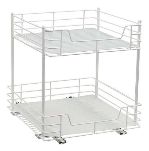 Household Essentials White Glidez Organizador Extrable De De