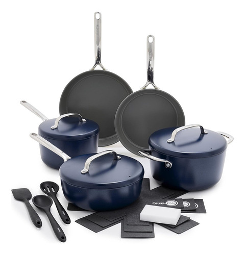 Greenpan Gp5 Hard Anodized Healthy Ceramic Nonstick 14 Pi