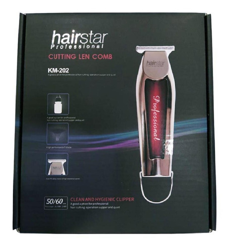 Maquina De Acabamento Para Cabelo E Barba Bivolt Hairstar