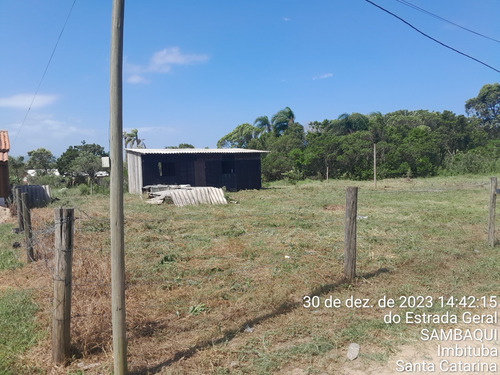 Terreno 20x25 Pra Vender Com Galpão3x6 Localizado Em Imbitub