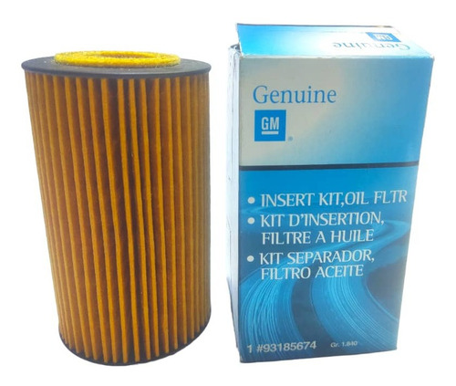 Filtro Aceite Chevrolet Cruze